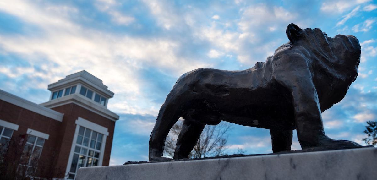 Bully Statue Sunset Sky