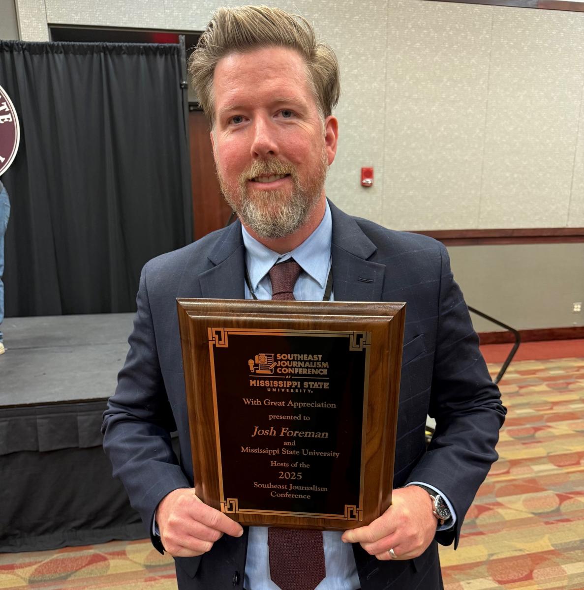 Josh Foreman award photo