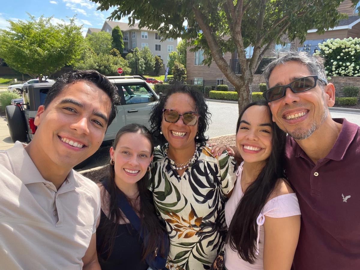 Laura Alvarez and family.